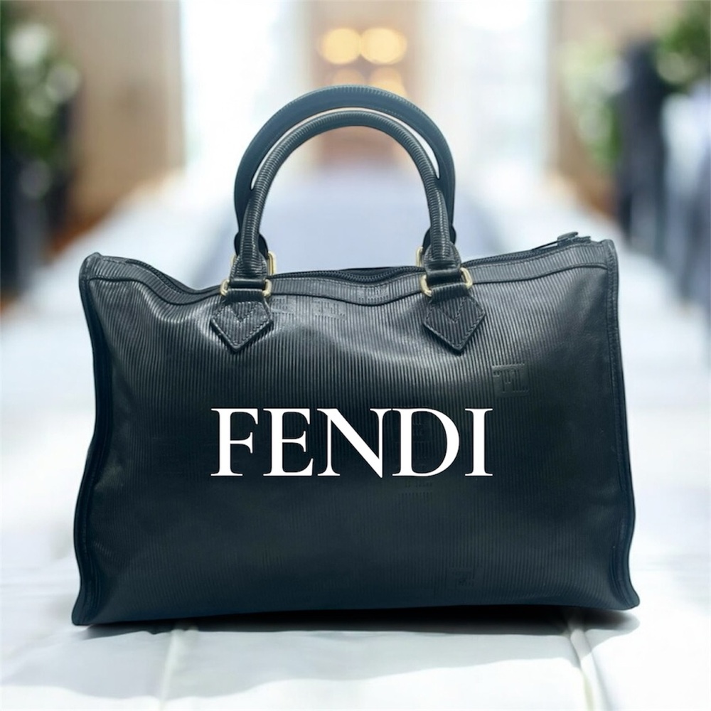 Fendi FF Monogram Roma S.A.S Bag with COA!